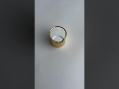 24/410 28/410 Glanzend zilver Glanzend goud Aluminium plaat Top cover Ideaal voor recyclebare flessen